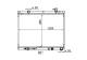 Radiator, engine cooling - CR1581000S MAHLE - 253103E710, 376777214, 66766