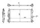 Radiator, engine cooling - CR1697000S MAHLE - 1300346, 13393983, 37002683