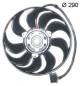 Fan, radiator - CFF373000S MAHLE - 1J0959455N, 351150044, GA200431
