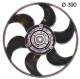 Fan, radiator - CFF379000S MAHLE - 13147274, 351150134, GA200847