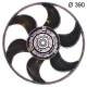 Fan, radiator - CFF381000S MAHLE - 13126354, 351150164, GA200856