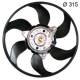 Fan, radiator - CFF383000S MAHLE - 13114368, 351150204, 85523