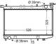 Radiator, engine cooling - CR128000S MAHLE - 0121.2550, 019M31, 070450N