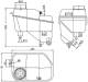 Expansion Tank, coolant - CRT202000S MAHLE - 0142230000, 02.40.124, 123005N