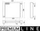 Radiator, engine cooling - CR940000P MAHLE - 17112284276, 376747731, 17112284278