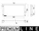 Radiator, engine cooling - CR956000P MAHLE - 050111N, 17117589004, 376749101