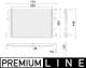Low Temperature Cooler, intercooler - CR959000P MAHLE - 376749154, 5Q0121251EK, 65328