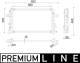 Radiator, engine cooling - CR2224000P MAHLE - 01073115, 105491, 121.150