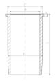 Cylinder Sleeve - 227LW00110001 MAHLE - 51012010470