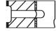 Piston Ring Kit - 00128N0 MAHLE