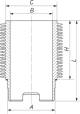 Cylinder Sleeve - 101WR0200 MAHLE - 0152042101, 03365321, 0B0152042101