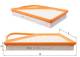 Air Filter - LX1091/1 MAHLE - 3W0129620B
