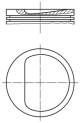 Piston - 0114500 MAHLE - 623682, 90027963, 93223600