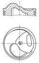 Kolben - 5035600 MAHLE - 93010304995, 93920600