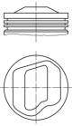 Piston - 0827501 MAHLE - 11251714960, 90053620, 11251717106AE
