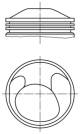 Piston - 5035900 MAHLE - 91110304800, 92675600, 91110304802
