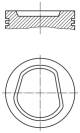 Piston - 0306700 MAHLE