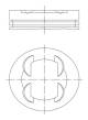 Kolben - 011PI00110001 MAHLE - 41007610