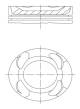 Piston - 081PI00125000 MAHLE - 11258678931, 8678931