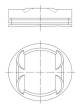 Kolben - 0013402 MAHLE