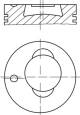 Piston - 0038300 MAHLE - 4440300917, 4440370001, 4440370301
