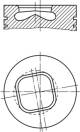 Piston - 6078200 MAHLE - 1310168020, 40055600, 131016802002