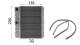 Heat Exchanger, interior heating - AH87000P MAHLE - 059001N, 06006211, 205M16