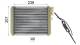 Heat Exchanger, interior heating - AH90000P MAHLE - 0611.3002, 102552, 16110VO