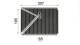 Evaporator, air conditioning - AE87000P MAHLE - 30630696, 351330651, 820343N