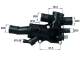 Thermostat, Kühlmittel - TH4483 MAHLE - 1256951, 1336-X1, 1336X1