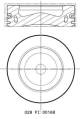 Kolben - 028PI00168000 MAHLE - 03N107065D, 41862600, 03N107065H