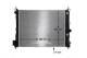 Radiator, engine cooling - CR2263000S MAHLE - 1300366, 376909114, 42361595