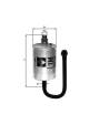 Fuel filter - KL69 MAHLE - 99611025352, BE552