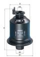 Kraftstofffilter - KL509 MAHLE - 2330079495, 3159200, 6840