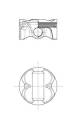 Kolben - 503PI00100000 MAHLE - 99710303030, 99710303031, 99710313028