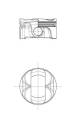 Piston - 503PI00101000 MAHLE - 99610305219, 99610305220