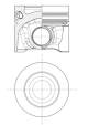 Kolben - 028PI00129001 MAHLE