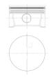 Piston - 028PI00126000 MAHLE - 06G107065A