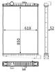 Radiator, engine cooling - CR1047000S MAHLE - 0238.3009, 108M06, 136013