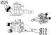 Thermostat, Kühlmittel - TH6683 MAHLE - 1336AX, 3300016, TH58183G1