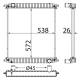 Radiator, engine cooling - CR703000S MAHLE - 0000500380655, 0204.3052, 1870000973