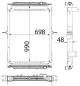Radiator, engine cooling - CR891000S MAHLE - 1870002314, 350155, 376745154