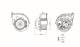 Interior Blower - AB83000S MAHLE - 11022954, 23242, 34104