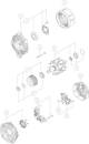 Generator - MG87 MAHLE - TCA17751, TCA21579