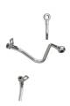 Ölleitung, Lader - 001TO15049100 MAHLE - 6111800620, OP10017, A61118000620