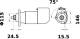 Starter - MS533 MAHLE - 0001417059, 04936699, IM659