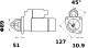 Starter - MS486 MAHLE - 46550710, 84994459, RE503093