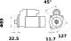 Starter - MS447 MAHLE - 3417602, 3825901