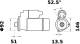Starter - MS425 MAHLE - 0001371006, 1352290, 458174