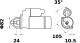 Starter - MS341 MAHLE